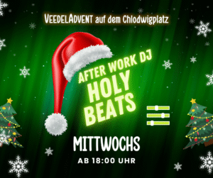 Weihnachtsveranstaltung mit DJ am Chlodwigplatz